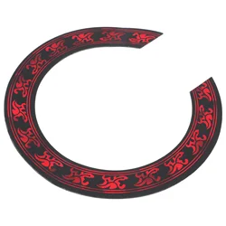 Guitar Decals Stickers Sound Hole Rosette Inlay for Ukuleles Classical Acoustic Abalone PVC Accessories Mosaic