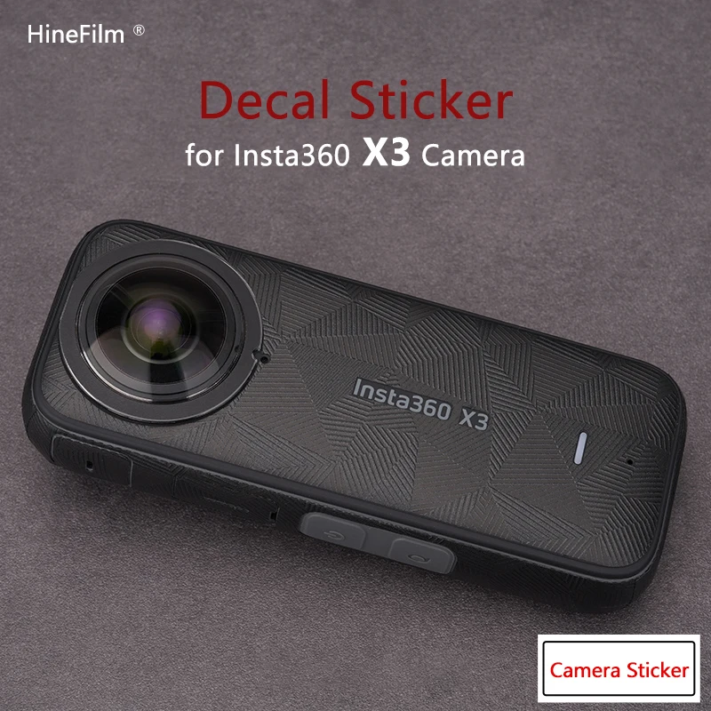 Customized Skin for Insta360 X3 Camera Sticker X3 Action Camera Skin for Insta 360 ONE X 3  Camera Skin Wrap Cover Film