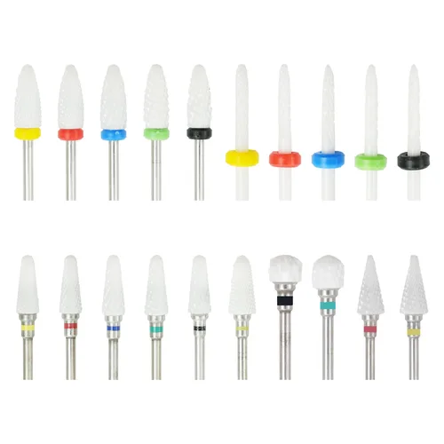 Imagen 2 del producto 1 Uds. Fresa de cerámica, brocas para uñas, taladros eléctricos para manicura, molino de pedicura, máquina de limas, accesorios para decoración de uñas, herramienta