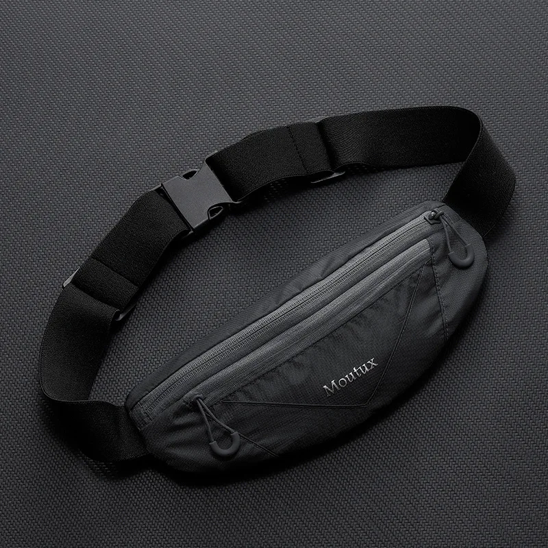 Ultra-Slim Waterproof Sports Waist Pack for Men & Women - Nylon, Fits Phone, Perfect for Running & Daily Commute