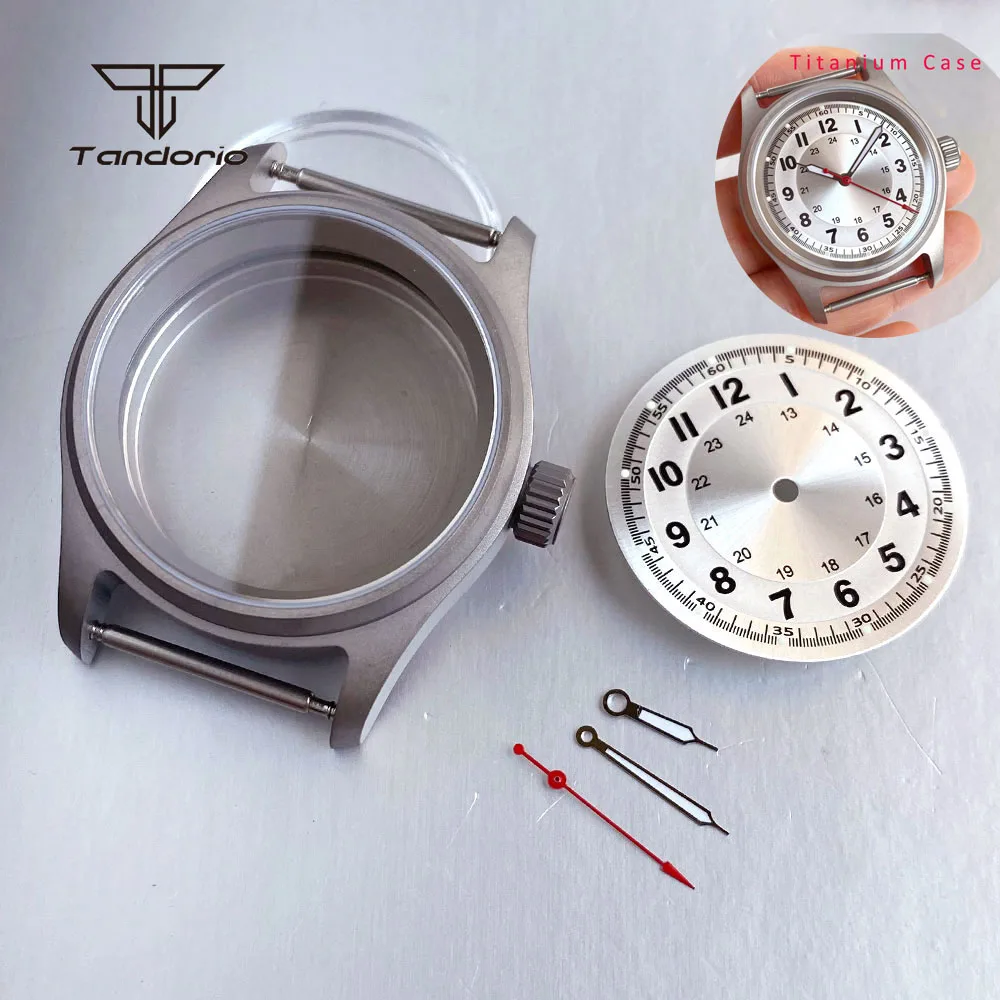 Titan 36mm Uhrengehäuse + 29mm Zifferblatt + Zeiger Pilot Armbanduhr Teile Fit NH35 NH36 ETA2824/2836 PT5000 ST2130 Miyota8215 8205 821A