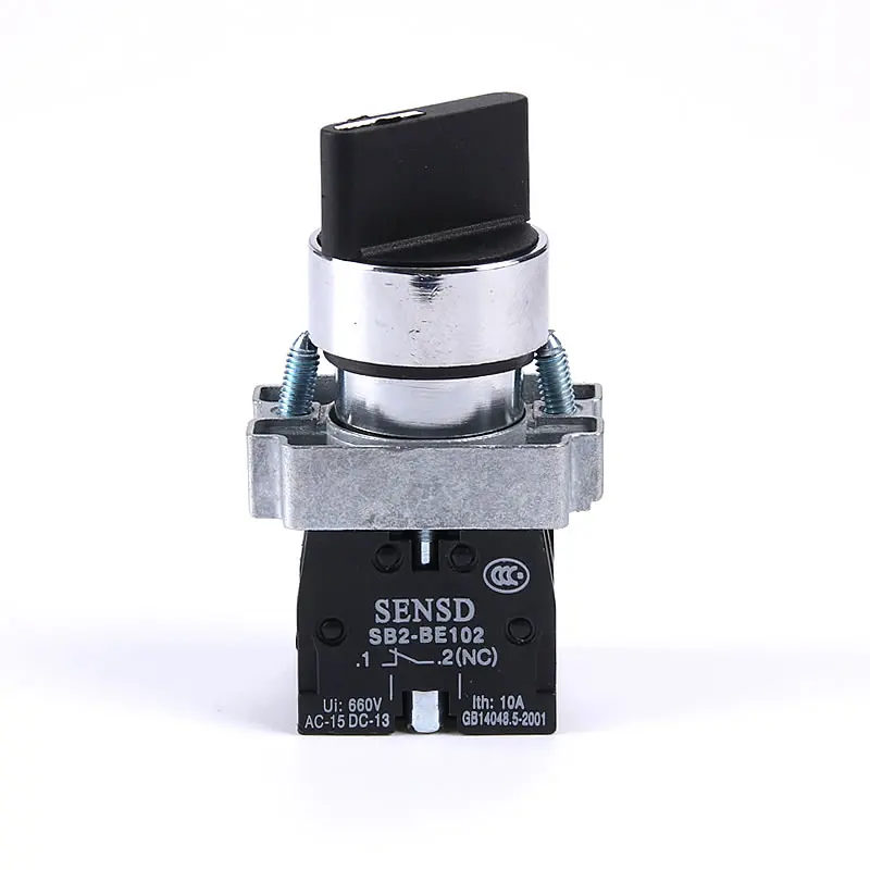 Sliver Contact Push Button Switch XB2-BD21/25/41/33 Rotary Selection Switch