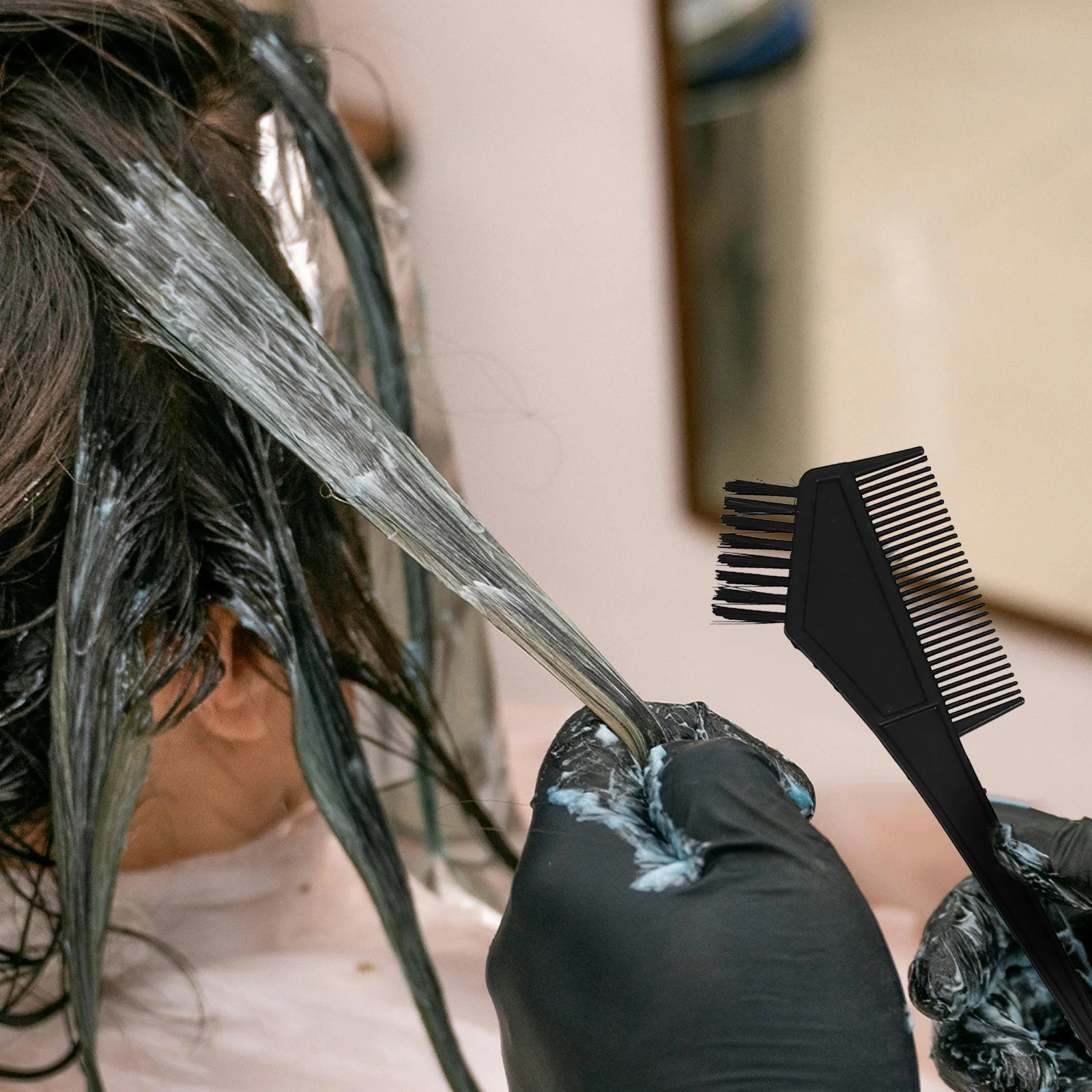 1Set Hair Coloring Kit Essential Accessories for DIY Dye No Mess Easy to Use Perfect Gift for Friends and Family