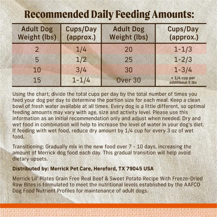 Lil' Plates Grain Free Dry Dog Food For Small Dogs Texas Beef And Sweet Potato Kibble With Raw Bites - 10.0 lb. Bag