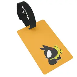 P Chan Ranma Luggage Tags Suitcase Accessories Travel PVC Fashion Baggage Boarding Tag Portable Label Holder ID Name Address