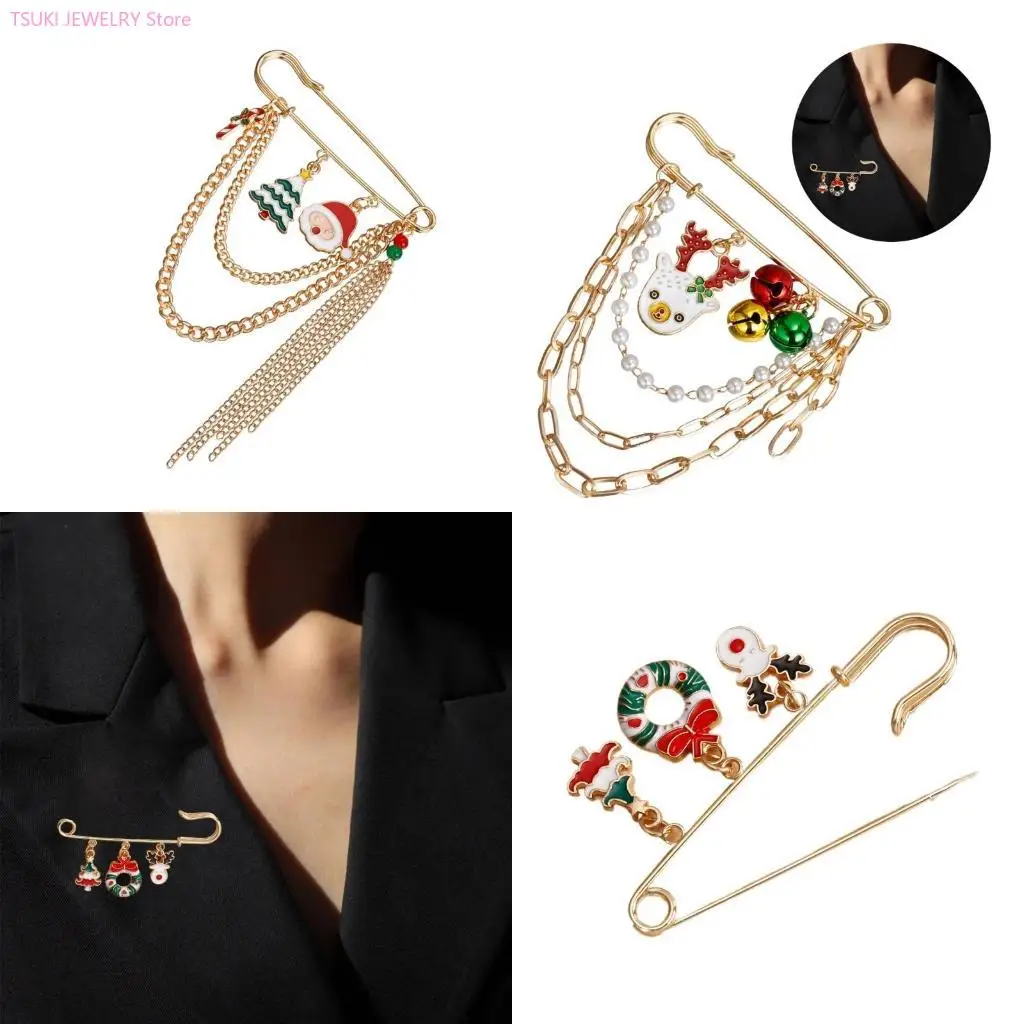 62ke-cartoon-emale-Рождественская-детство-рождественская-елка-elk-metal-brooch-pin