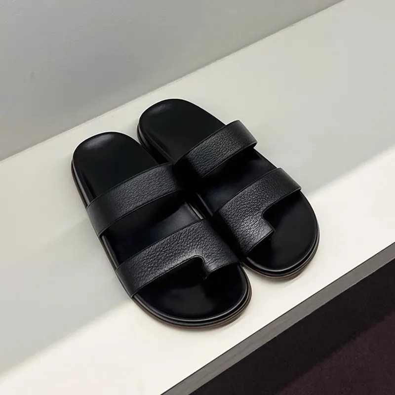 

Classic Women Shoes Luxury Genuine Leather Platform Slippers for Woman Comfort Vacation Casual Shoe Designer Shoes Zapatos Mujer