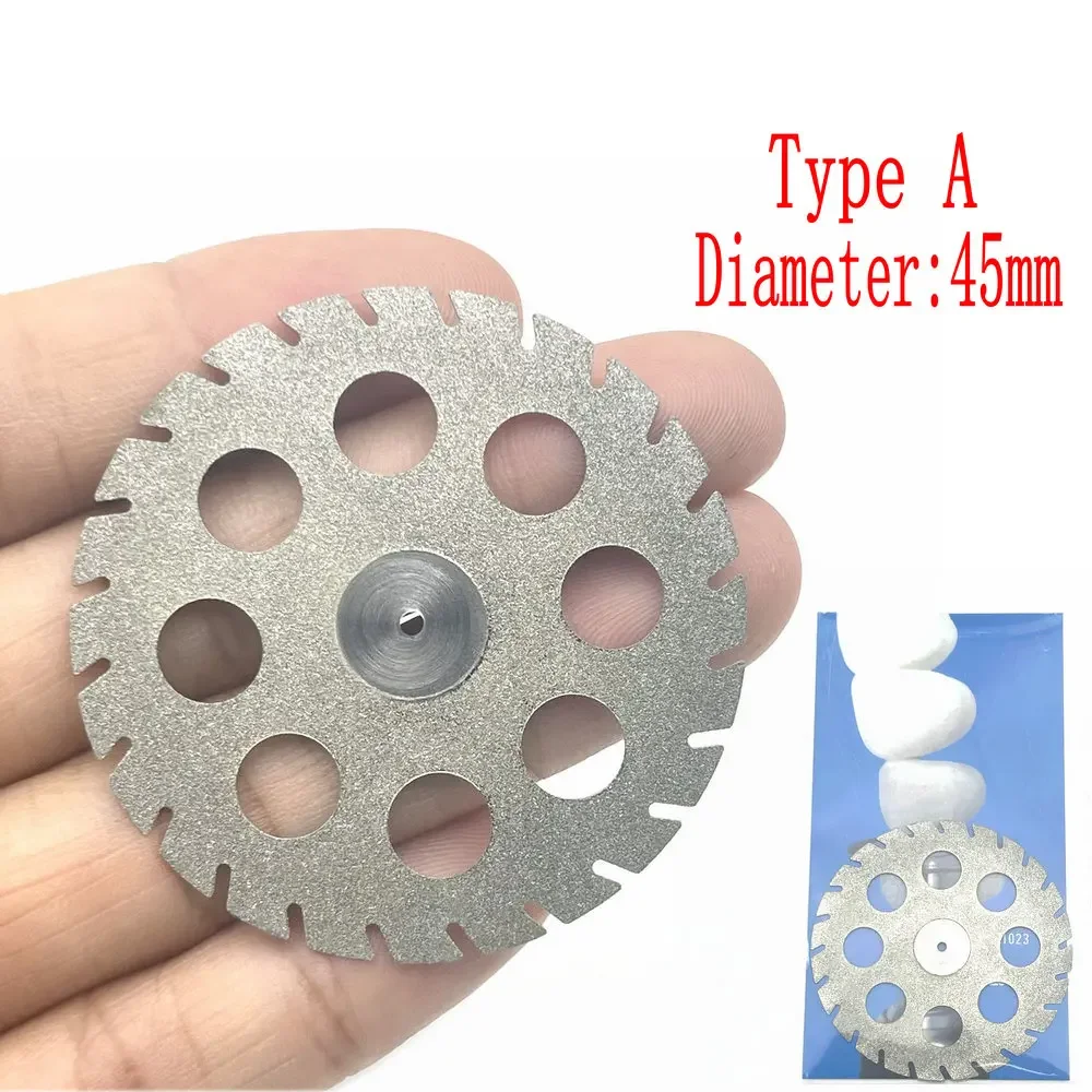 Big Size Dental Lab Polishing diamond Double sided cutting disc for Dental Cutting Plaster Disc Wheel Dental Lab Tool 40&45mm