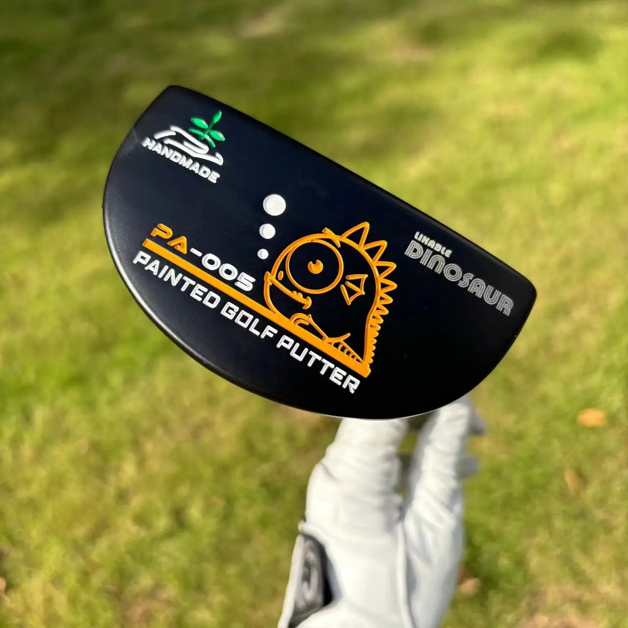 مضرب جولف PA-005 برأس زنك مزورة لليد اليمنى للرجال، 34/35 بوصة مع عمود فولاذي، قبضة مطاطية سوداء #1