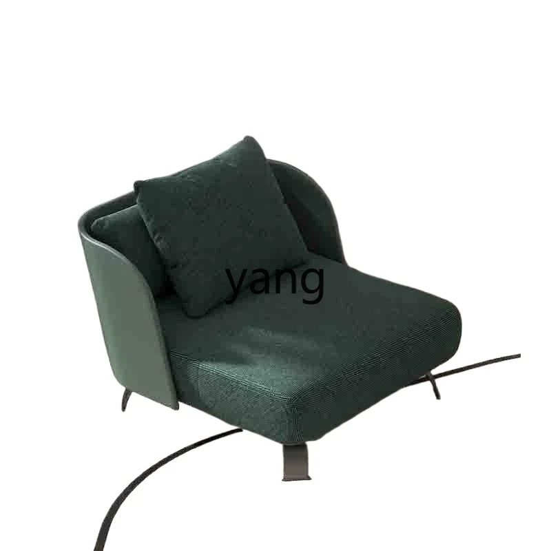 

ZL sofa chair modern simple single with armrests light luxury balcony leather leisure chair