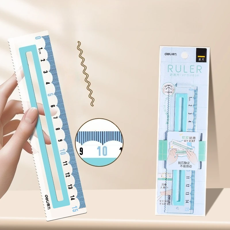2Pcs 20cm/30cm Shatterproof Flexible Rulers - Bendable Rulers with Clear CM Markings, Durable Measuring Tools