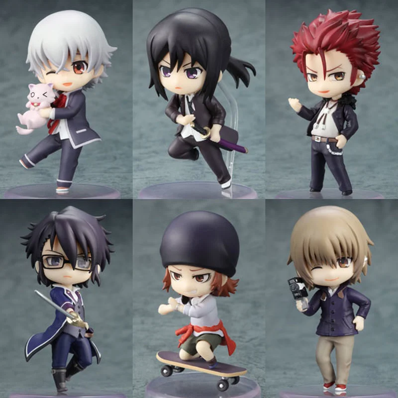 

Isana Yashiro Totsuka Tatara Yata Misaki Fushimi Saruhiko Munakata Reisi Action Figure Model Toy Collection Ornaments Kids Gifts