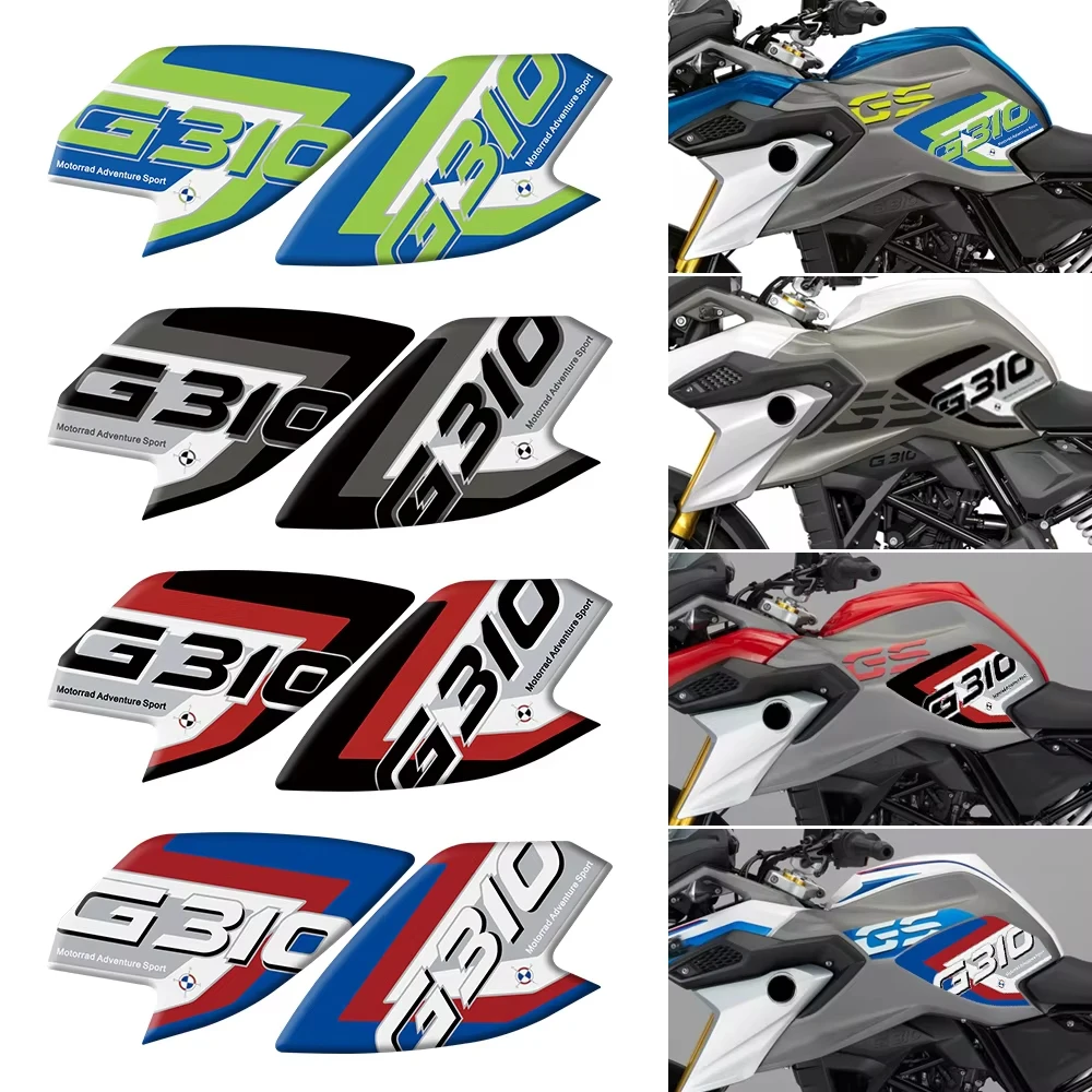 

Motorcycle Tank Knee Protector 3D Gel Paint Protection Sticker For BMW G310GS G 310 GS 2018 - 2025 Decorative Reflective Decal