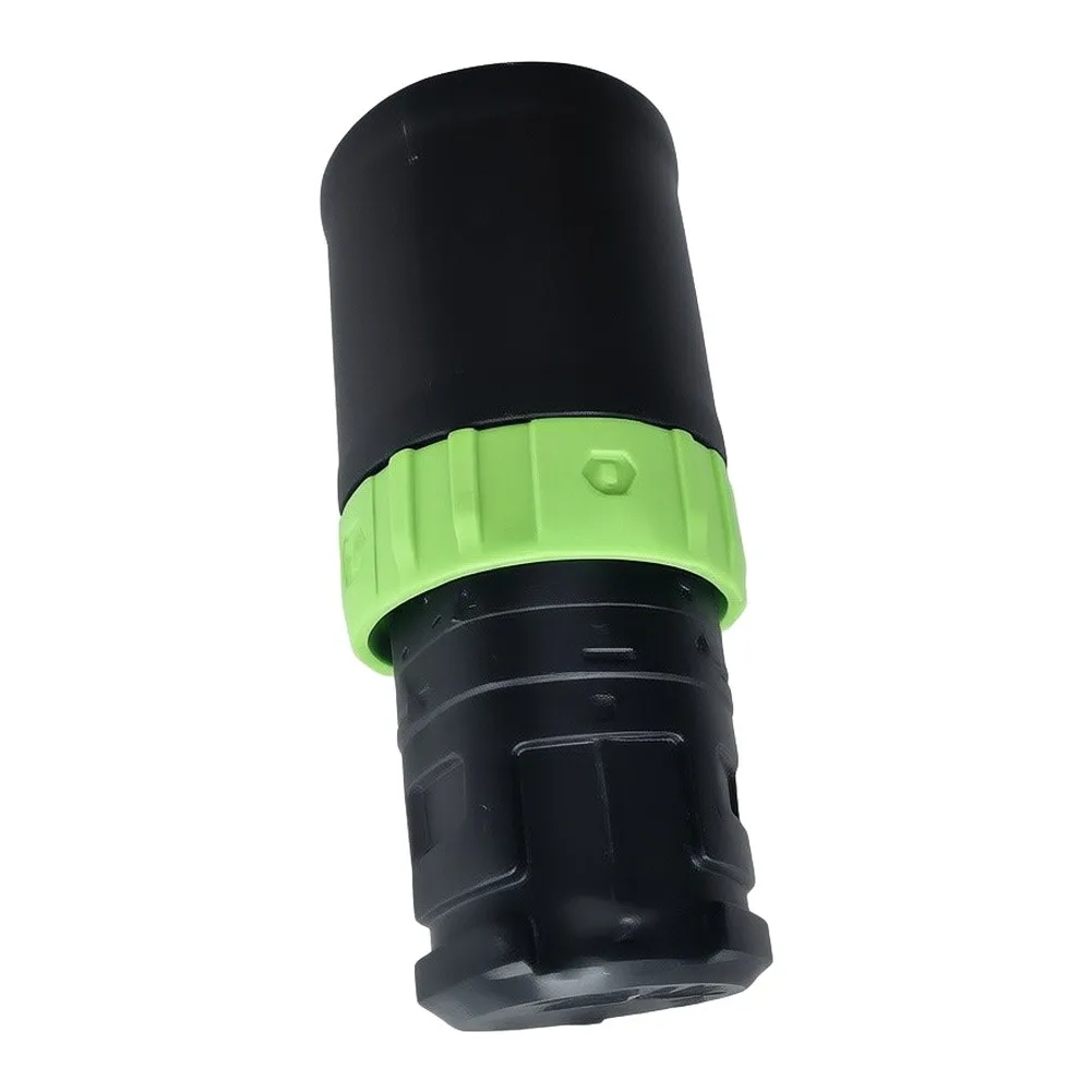 Vacuum Adapter D27- DM-AS/CT With Green Lock, 27mm Connection Sleeve For Secure Hose Fit, Plastic Metal Dust Extractor Parts