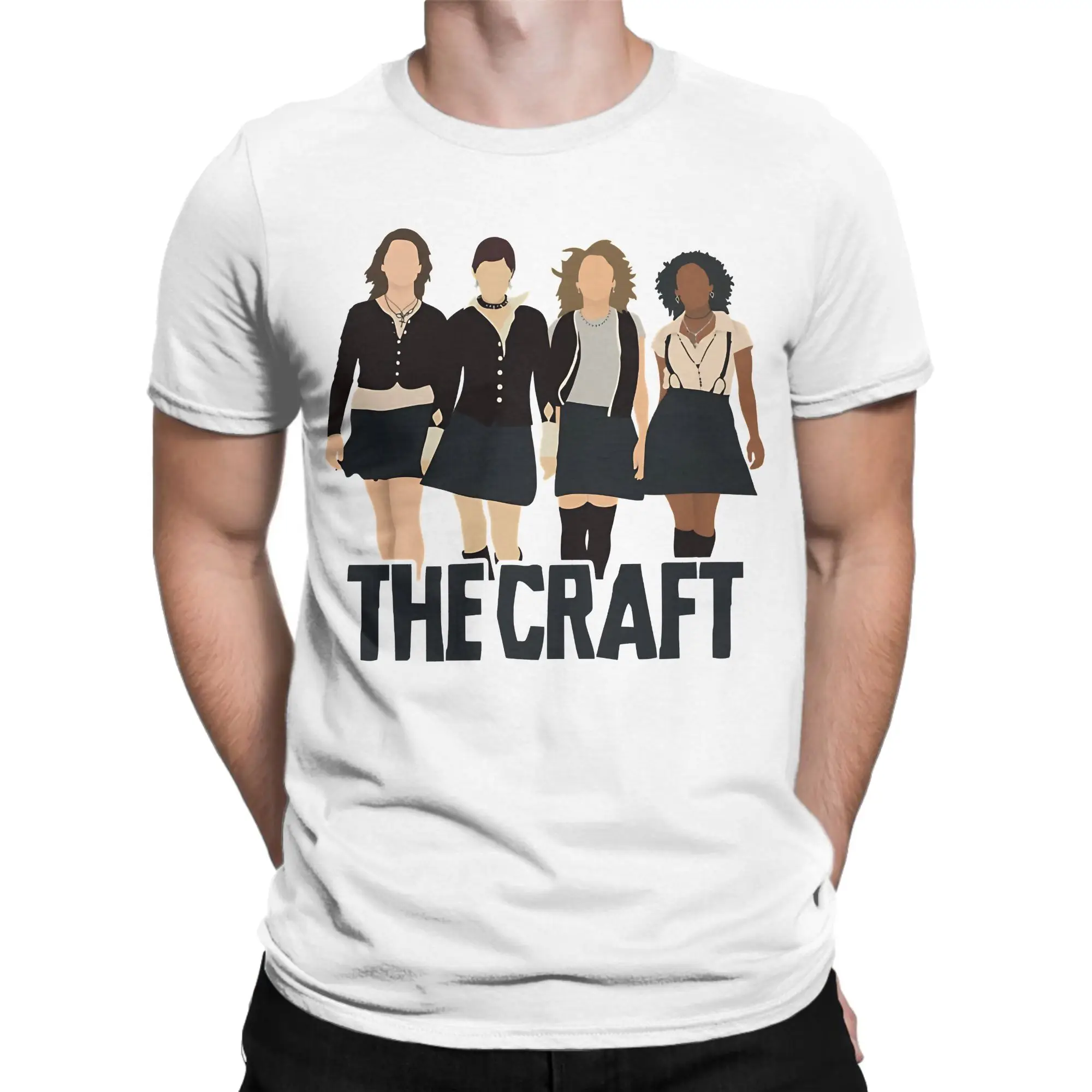 Funny Gift The Craft  Minimalist Art T Shirts for Men 100% Cotton Awesome T-Shirt Round Collar  Tee Shirt Clothing 4XL 5XL 6XL