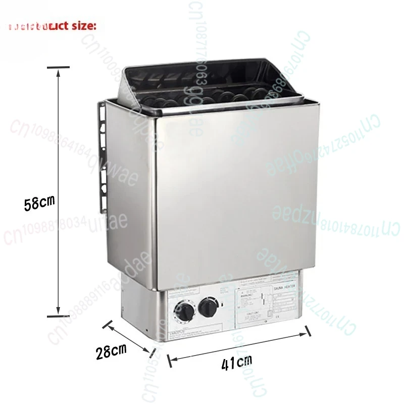 9KW 8kw 6kw 4.5kw 3kw ساونا سخان ساونا مولد بخار الاستخدام المنزلي فرن التدفئة غرفة معدات التبخير الجاف #3