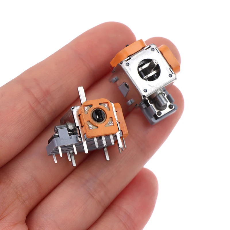 2pcs For Switch Pro Gamepad 3D Analog Joystick Rocker For PS3/PS4 Thumb Sticks Module Potentiometer Repair Parts Accessories