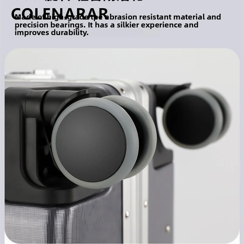 COLENARA Laptop Suitcase Front Opening Boarding Case USB Charging Multifunctional Trolley Case 20