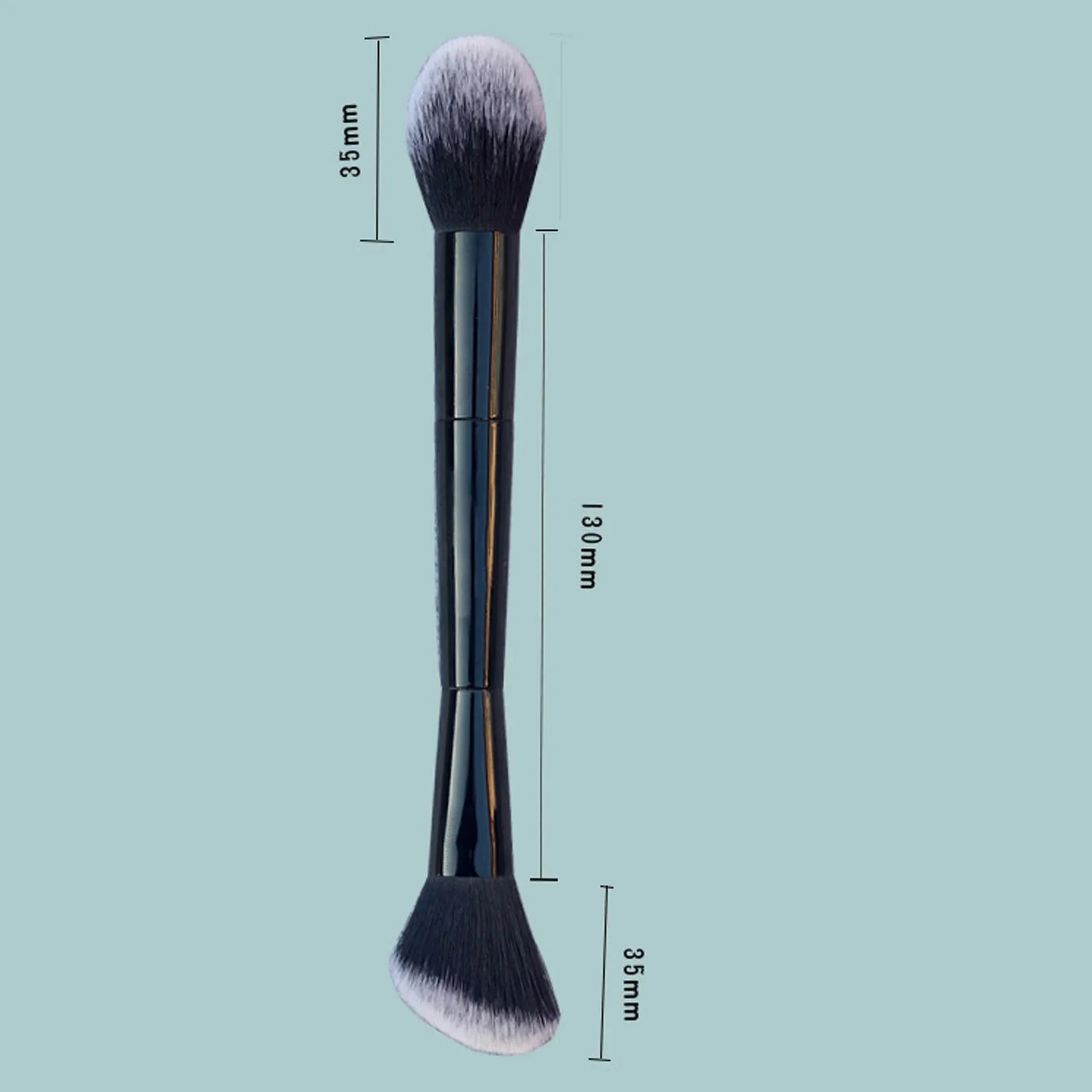 Double Ended Makeup Brushes Face Brush Repair Brush Contour Brush for Liquid Cream Powder Face Beauty Cosmetic Tools