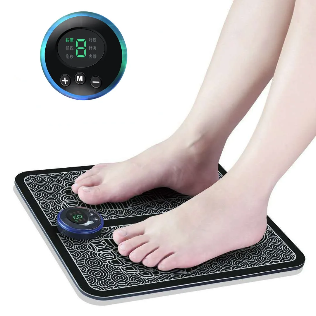 

fisioterapia foot massager mat massageador pes muscular Electric EMS Health Care relaxation terapia fisica massage