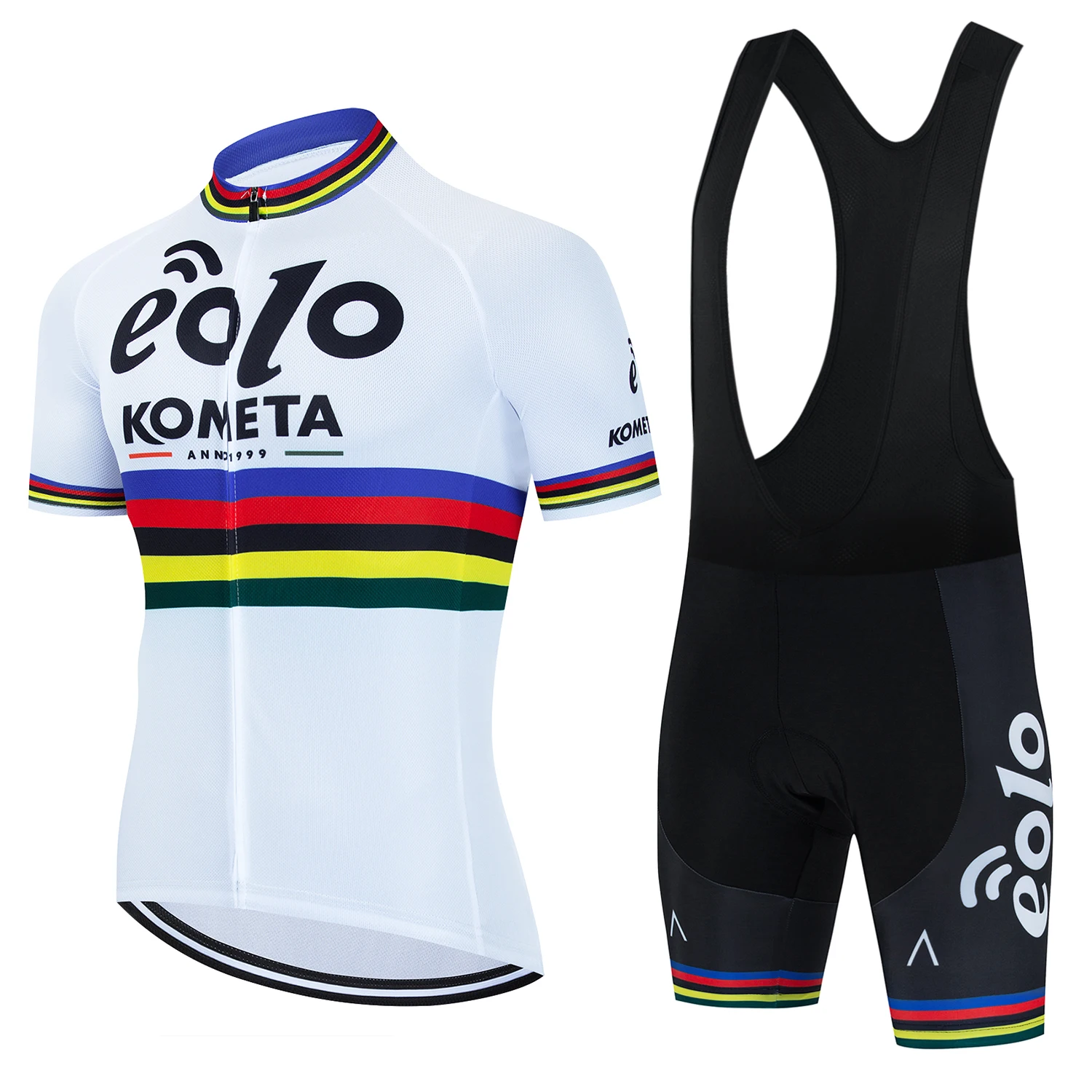 2024 Eolo Kometa Team Cycling Set Man Bike Jersey Short Sleeve Bicycle Clothing Kit Mtb Cycling Wear Triathlon Uniforme Maillot