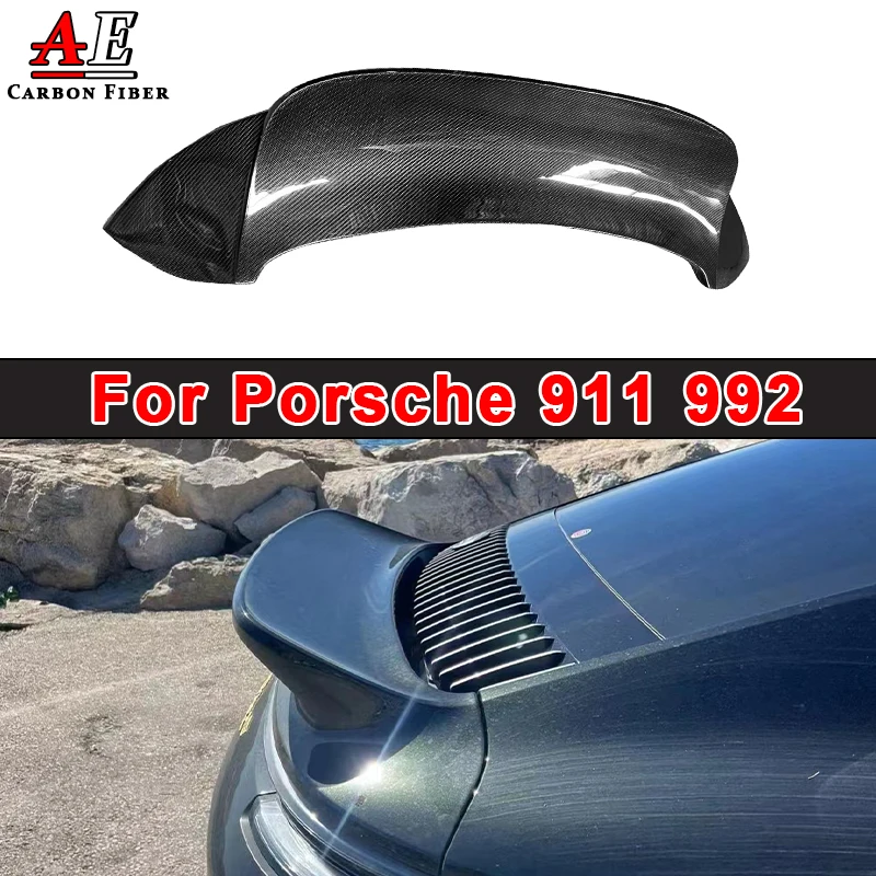 

Real Dry Carbon Fiber Rear Wing Trunk Lip Roof Spoiler For Porsche 911 992 Car Styling Roof Spoiler Trunk Boot Wing Body Kit