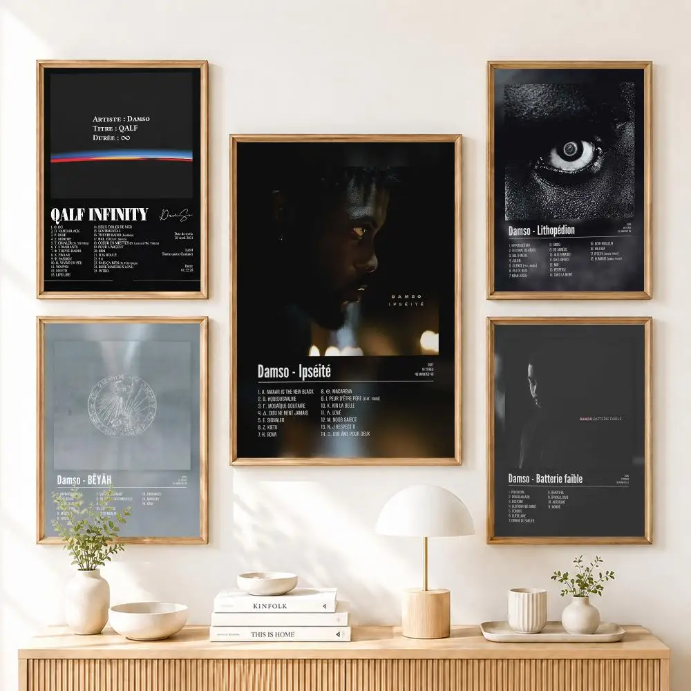 D-Damso Qalf Infinity Poster Home Living Bed Room Bar Hallway Sticky Wall Art Printing Aesthetic Decor