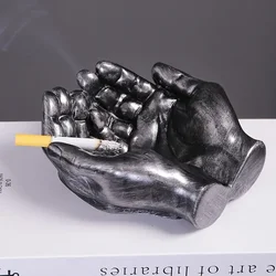 Hot Creative Resin Crafts Ornaments, Divine Hands Light Luxury Playful Anti Fly Ash, Home Living Room Office Ashtray Ornaments