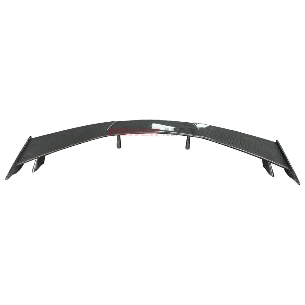 Carbon Fiber High Wing Rear Spoiler For Chevrolet Corvette C8 Rrear Trunk Spoiler Wing