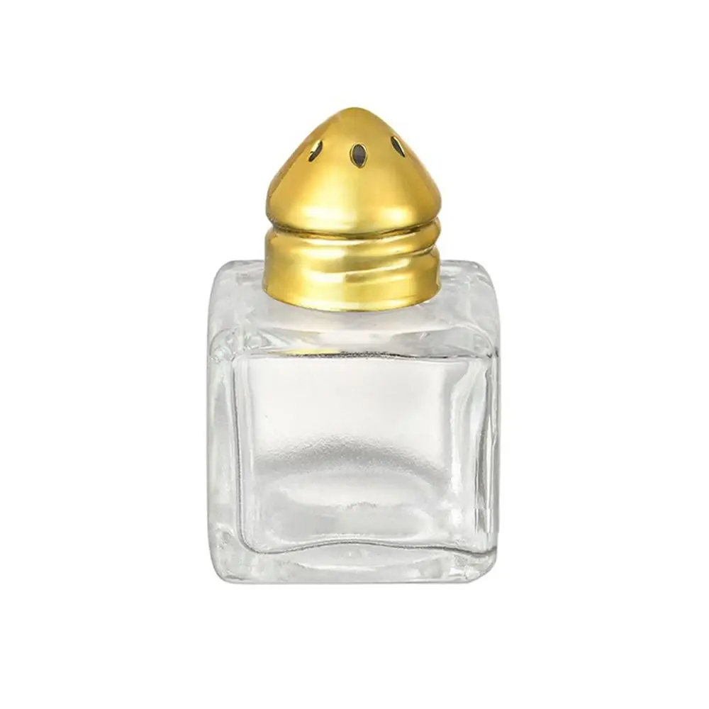 Mini bouteille d'assaisonnement en verre avec couvercle, bocaux à épices pour barbecue, salière à épices Belle, récipient de stockage des aliments, fournitures de cuisine, 10 ml, 15ml