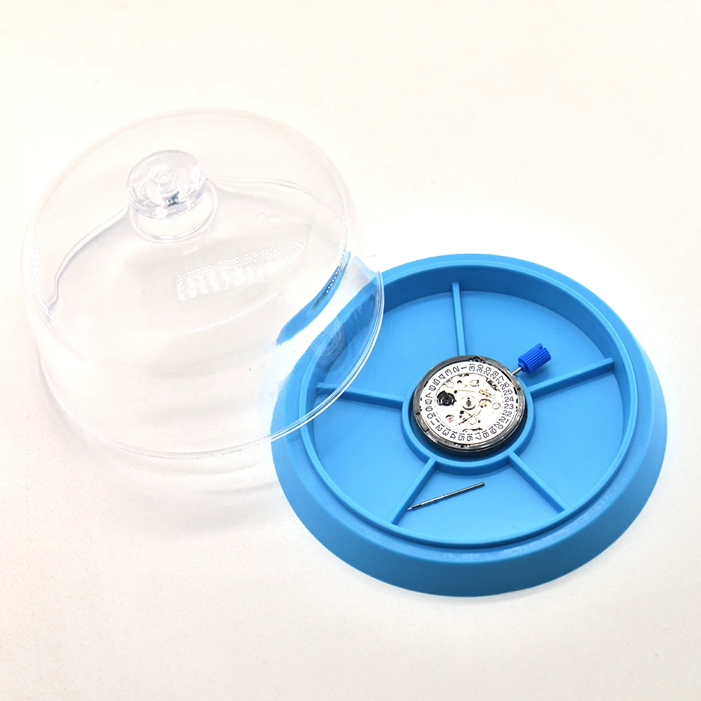 Uhrenteile Tablett Uhrwerk Teile Abdeckung Uhr Interne Teile Uhrwerk Uhrenreparatur Feuchtigkeitsbeständige Staubschleppschale Aufbewahrungsbox Prot