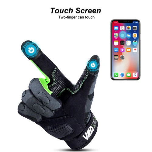 Imagen 2 del producto Vemar-guantes de Motocross para mujer, manoplas de dedo completo para montar en motocicleta, anticaída, pantalla táctil, ciclismo, Verano