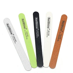 10 Pcs/Lot Straight Wooden Nail File Double Sandpaper Nails File Tools Grit 80/100/120/150/180/240/320 For Professional/Personal