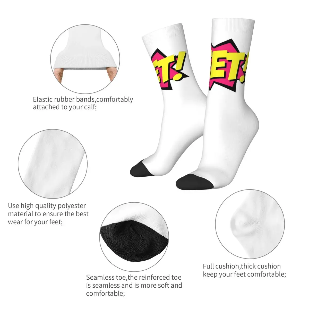 Jey Uso Yee Socks Autumn Stockings Casual Men's High Quality Socks Custom Running Anti Bacterial Socks