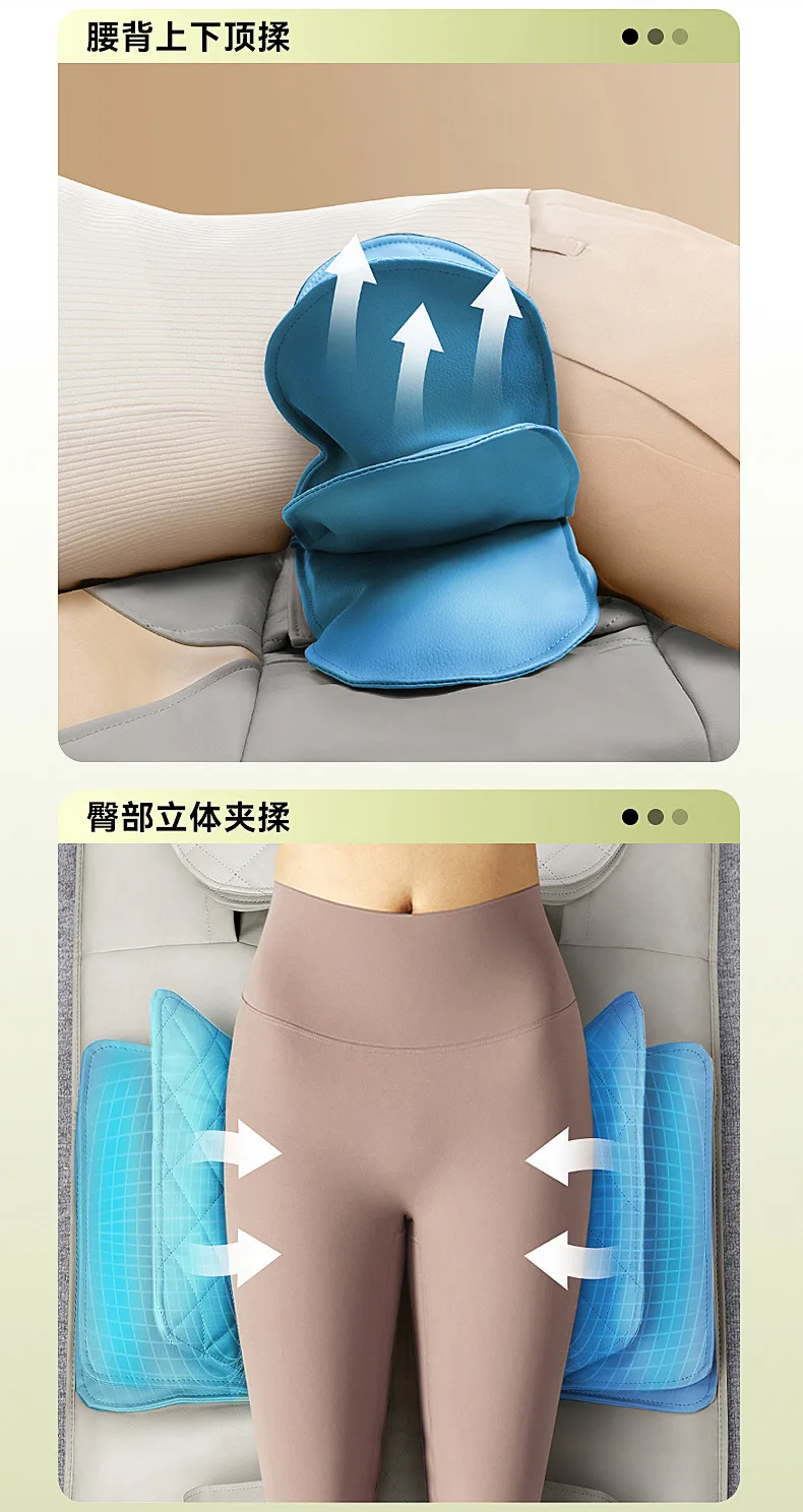 Customizable Airbag Massage Mattress Household Electric Full Cervical Spine Waist Back Leg Cushion Automatic Kneading Air