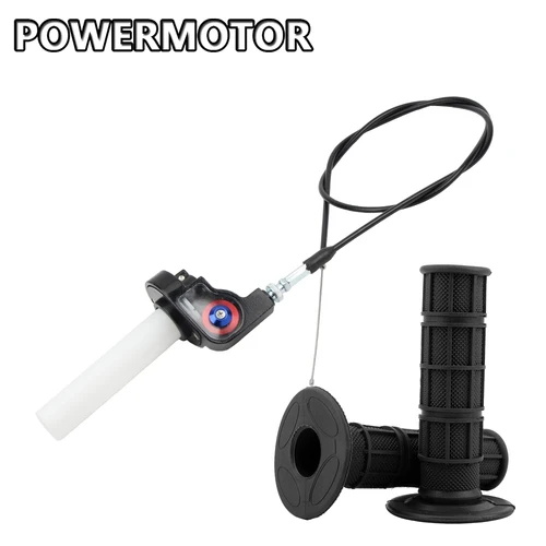 Empuñaduras de ajuste de acelerador de giro rápido para motocicleta, Cable de acelerador de 22mm y 24mm para KTM, Honda, Yamaha, Kawasaki, Suzuki, ATV, Motocross