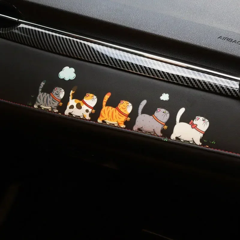 Waterproof Vinyl Cute Animal Decal Lazy Sleeping Cat Sticker for Car Body Motorcycle Helmet Auto Accessories