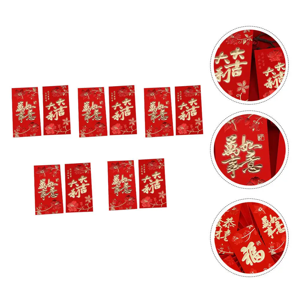 

20Pcs Red Envelope Pack Style Party Favors for Holiday Celebration Gift Giving Special Occasion Decor