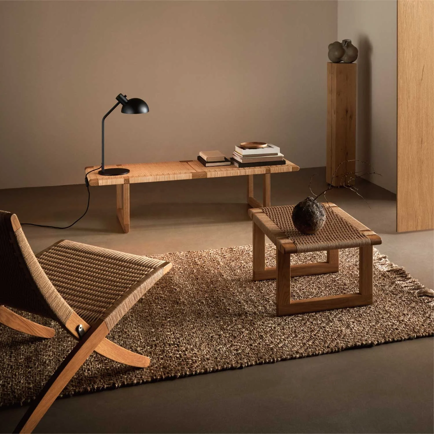 

✿s High Quality Living Room Furniture Bench Garden Natural Solid Wood Rope Weaving Bench