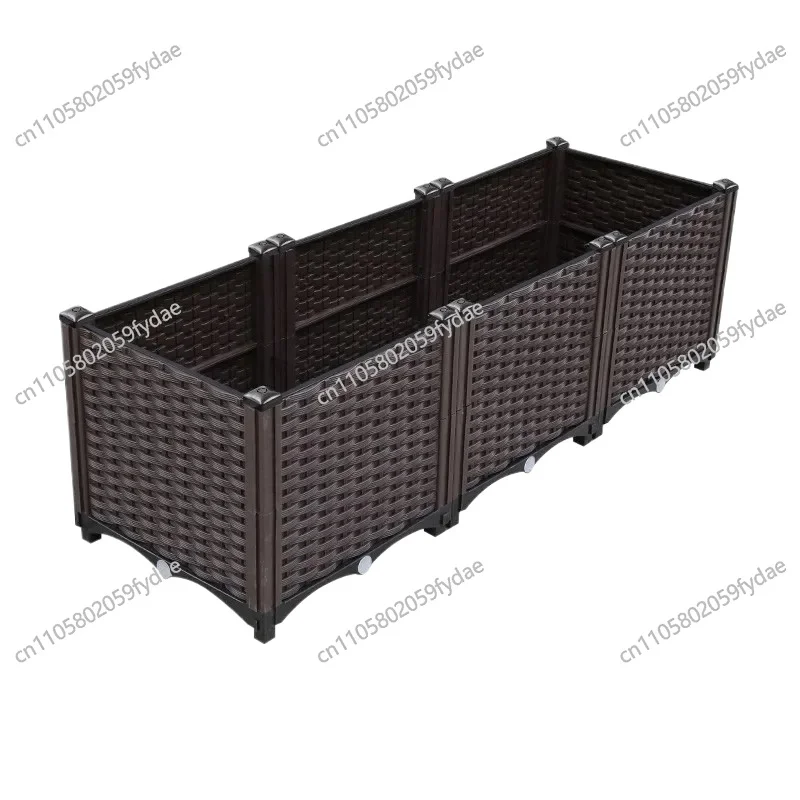 

Plastic Extra-large Courtyard Balconies, Flower Boxes, Outdoor Planting Boxes, Special Boxes for Growing Vegetables