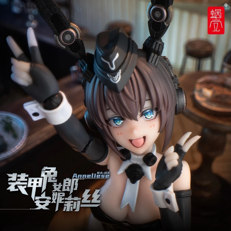 Genuine Snail Shell 1/12 Armored Bunny Girl Ra-03 Anneliese Action Figure Collect Model Toy Desktop Decoration Birthday Gift