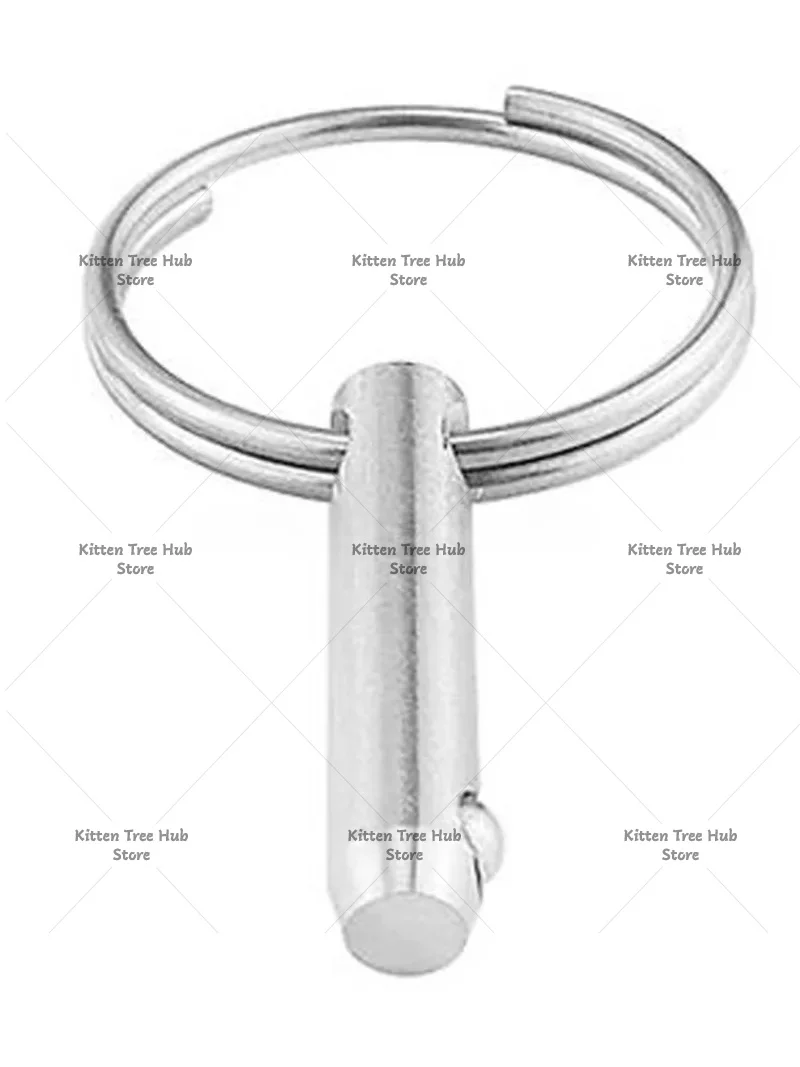 2X 4.8mm Marine Grade 316 Stainless Steel 3/16 Inch Quick Release Ball Pin for Boat Bimini Top Deck Hinge Hard
