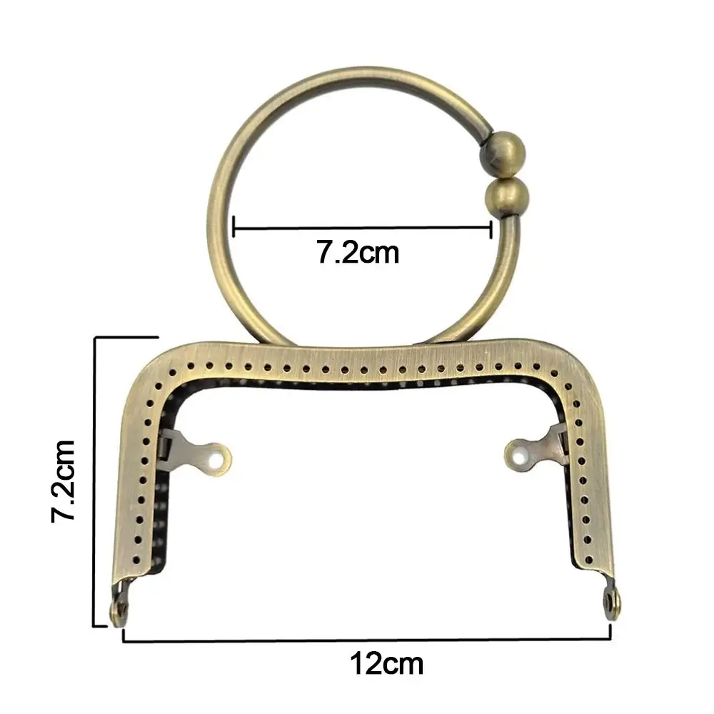 Mini Metal Purse Frame Kiss Clasp Bag Hardware Vintage Purse Clasp Frame Purse Frame DIY Craft Purse Bag Making Accessories