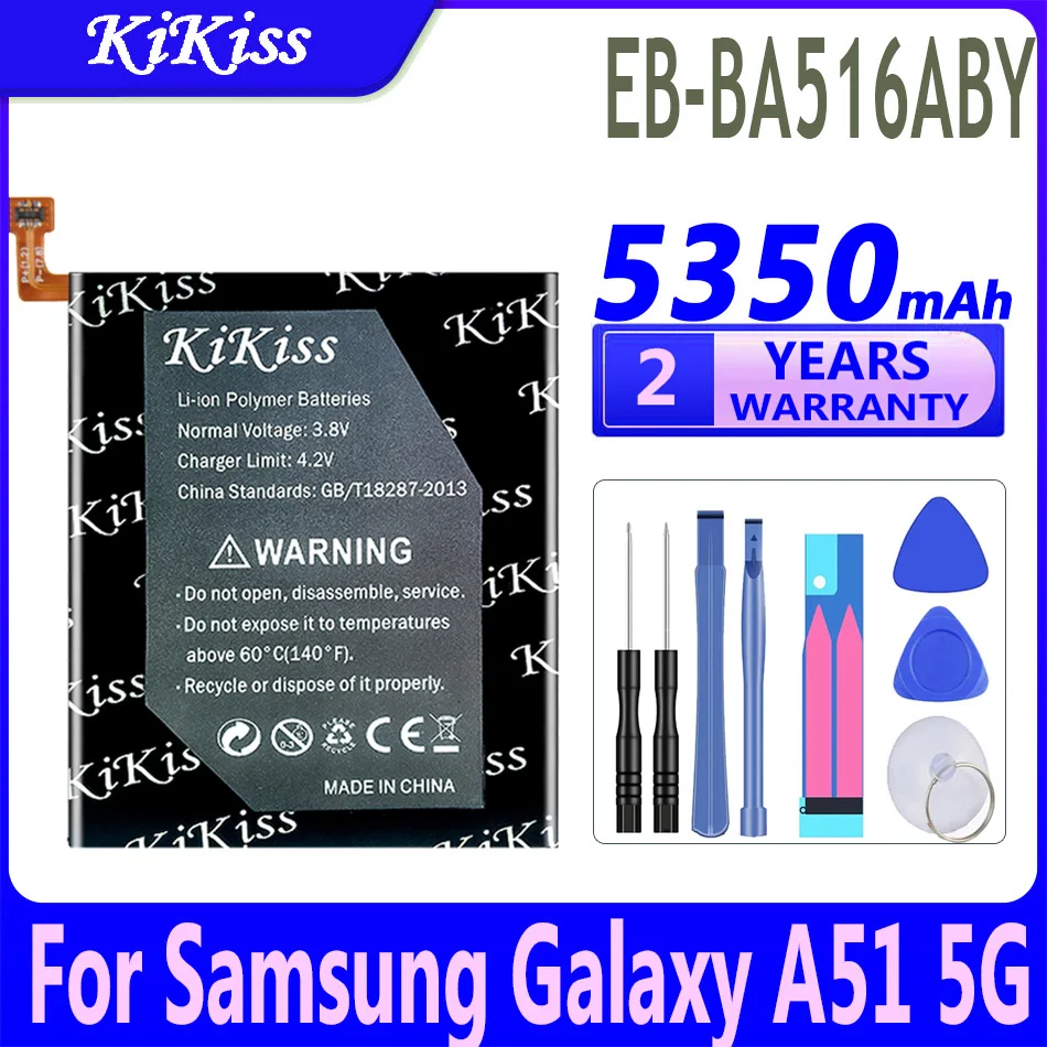 

Аккумулятор KiKiss для SAMSUNG Galaxy A51, 5350 мАч, не для 4G, A516