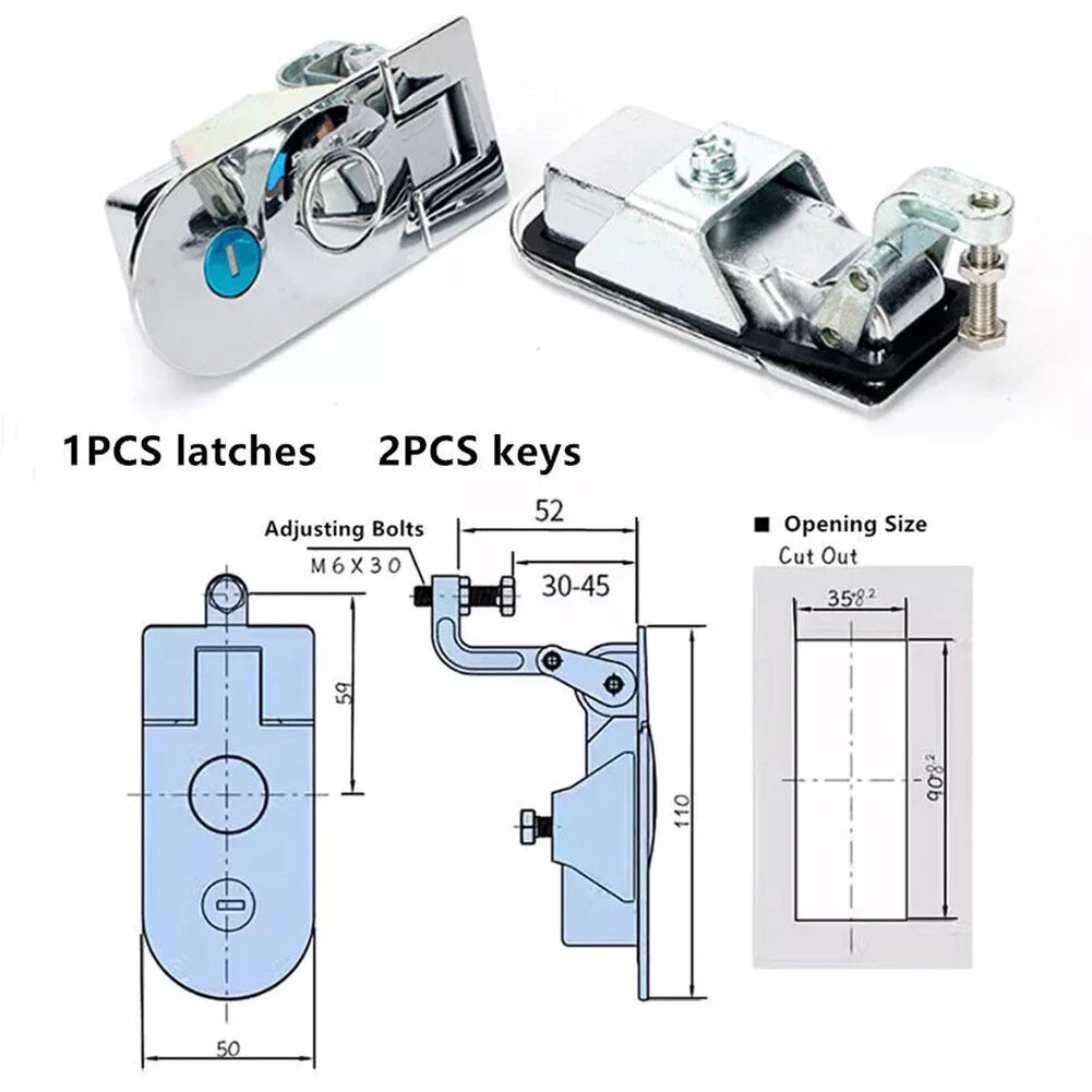 Heavy Duty Compression Latch & Lock in Zinc Alloy Compatible with For Southco C51135 Reliable Choice for Various Uses