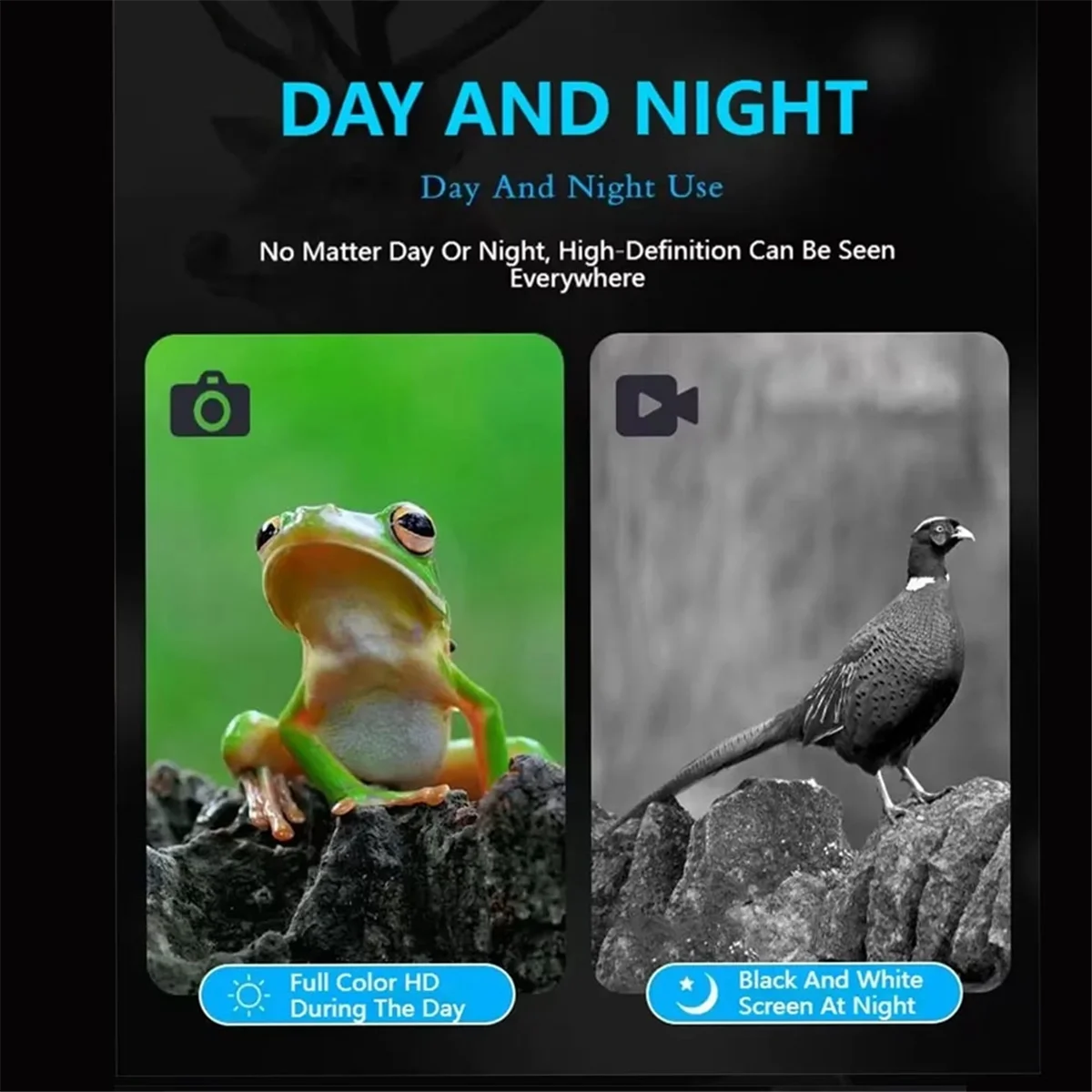 

New Tech N016 WiFi Binoculars 5K UHD Night Vision 52MP 10X Digital Zoom Low/No Light Vision Telescope for Hunting Camping