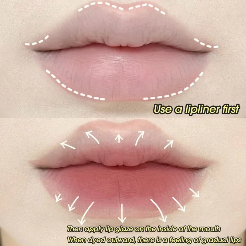 Matte Contour Lip Liner 5สีกันน้ำยาวนานอวบกำมะหยี่ลิปสติกธรรมชาติ Outline ริมฝีปากปากกาแต่งหน้าเครื่องสำอางค์