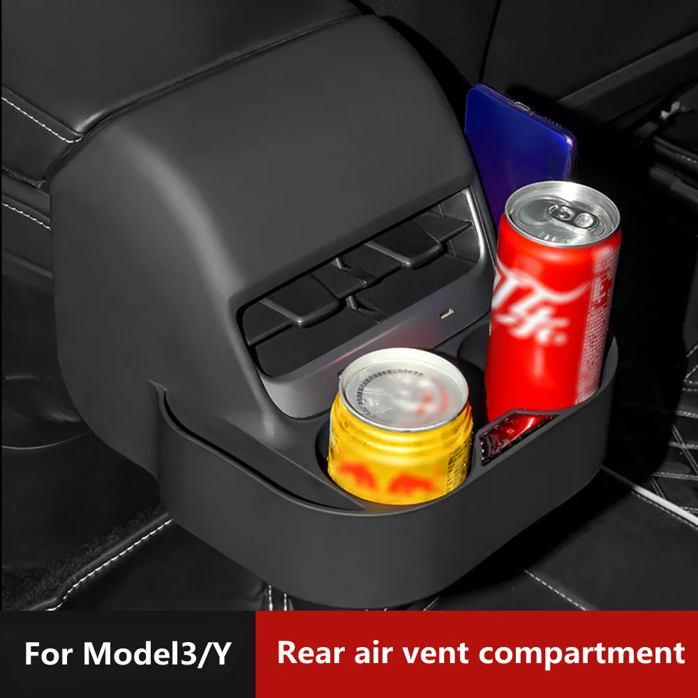 For  Model 3/Y Car Cup Holder Vehicles Outlet Mounting Racks Drink Stand Cup Holder Expander For Coffee Cups Car Accessories