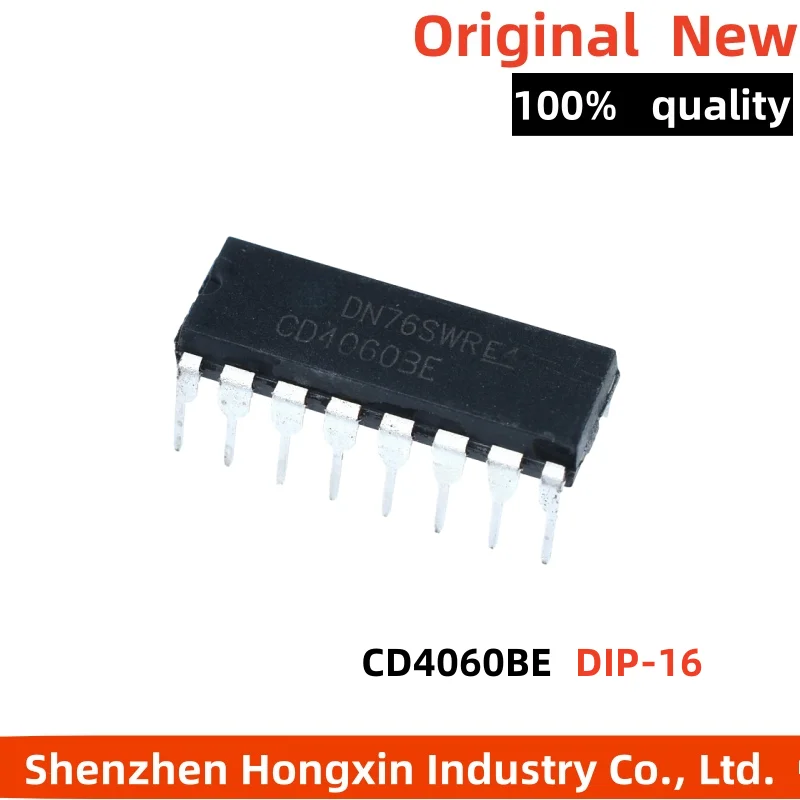

10 pieces New CD4060BE HEF/HCF 14 level binary serial counting CD4060 inline DIP-16
