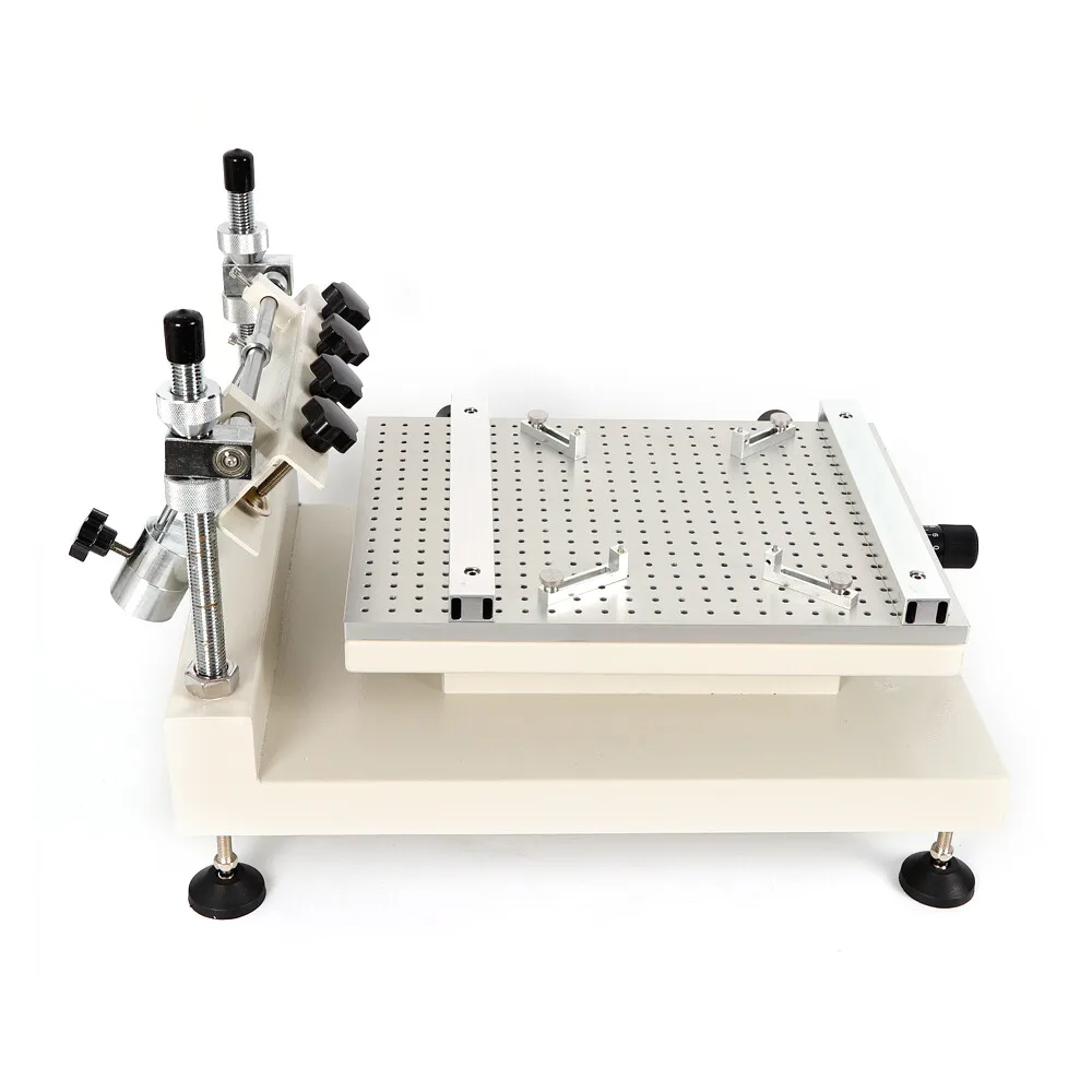 Stampante per stencil manuale per pasta saldante ad alta precisione, stampa PCB Hine Bymaocar